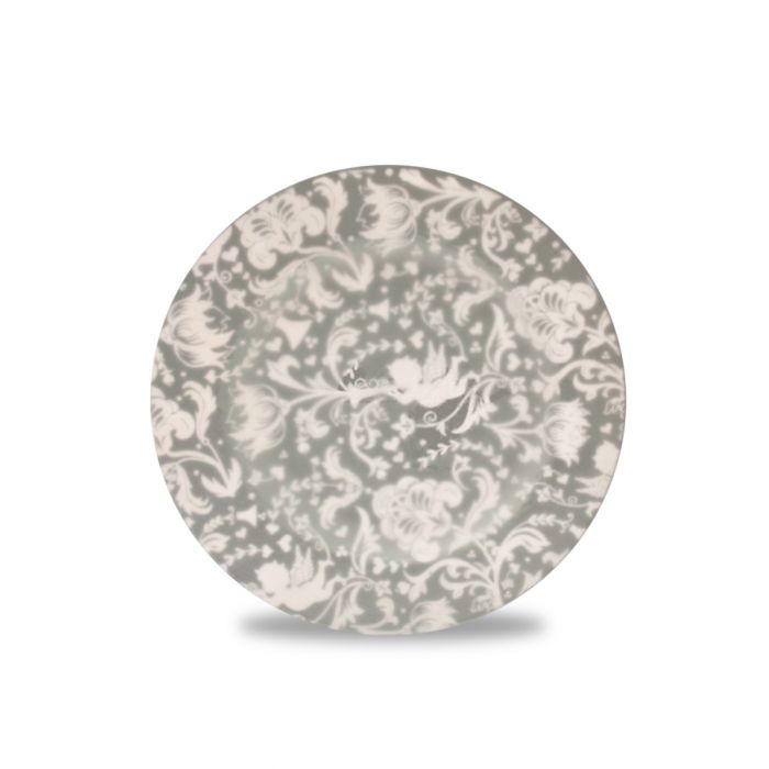 Piattino Argentato per candele grandi, Catalogo, SKU HHTB03, Immagine 1