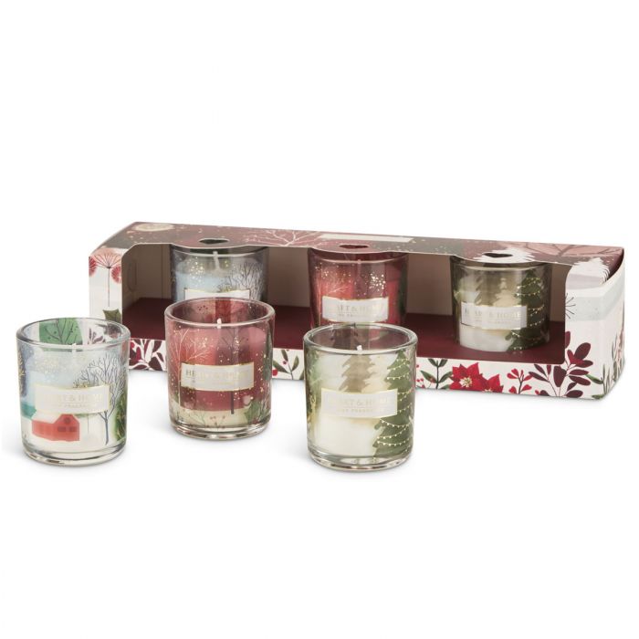 Cofanetto 3 candele Natalizie 45g, Catalogo, SKU HHBX52, Immagine 1