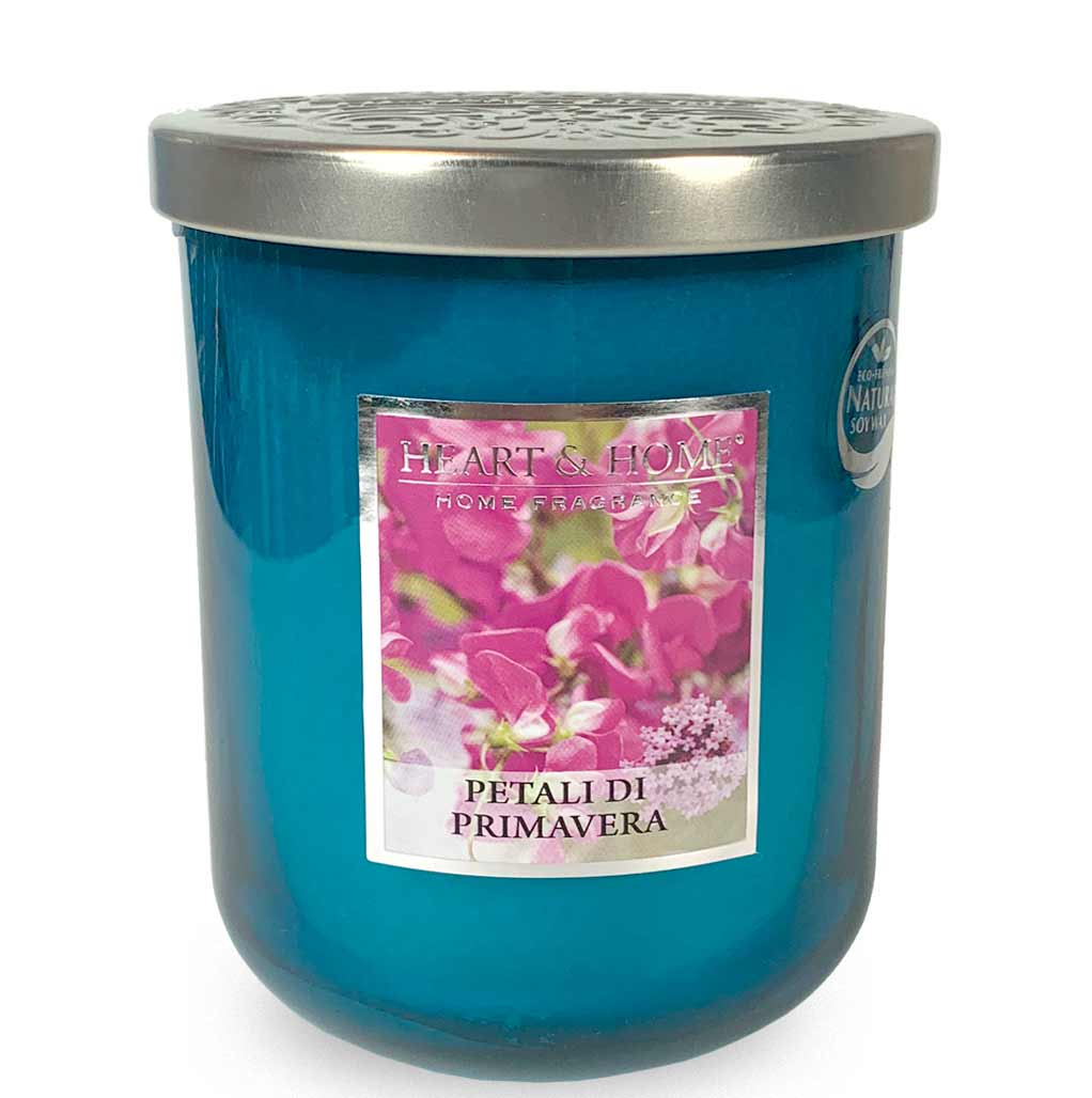 Candela Profumata HEART & HOME - Cera Soia, Notte Stellata, 40 Ore, Vaso Decorativo - Foto 9